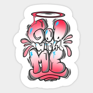 GOD WITH ME APPAREL Sticker